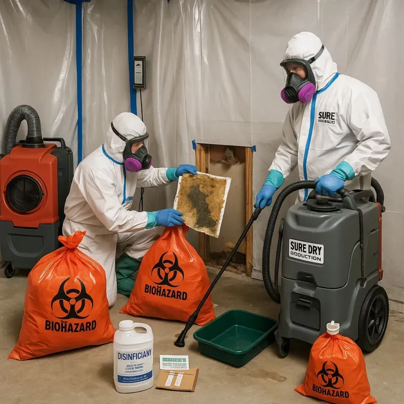 Contaminated Water Handling Protocols process in West Liberty, IA