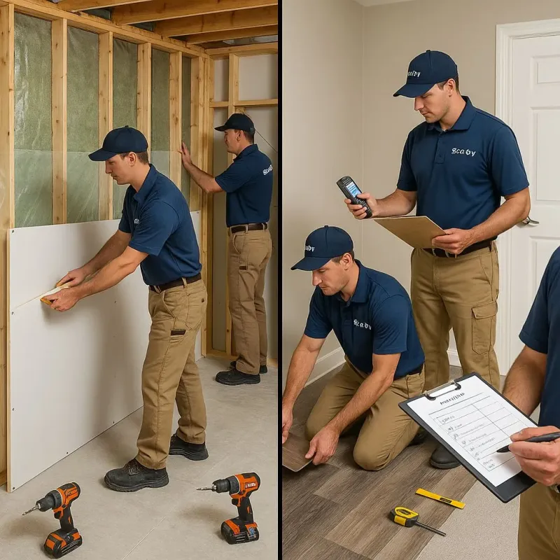 Repairs and Reconstruction process in West Liberty, IA