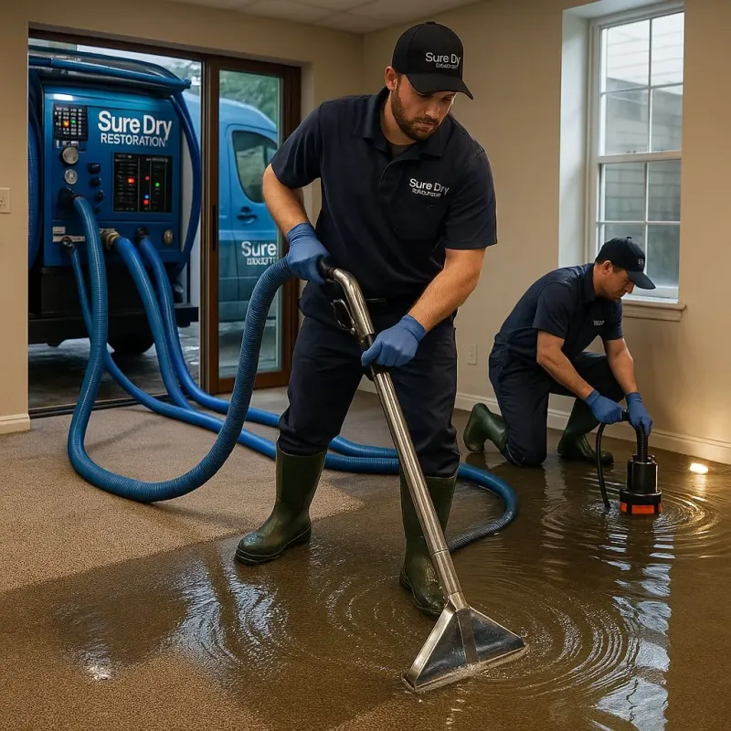 Water Extraction and Removal process in West Liberty, IA